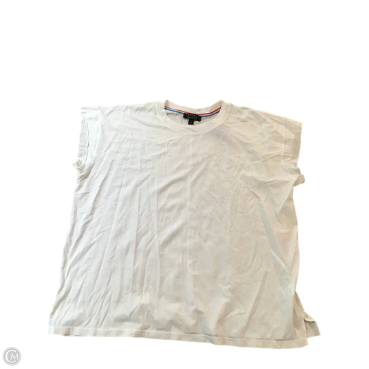 Top Short Sleeve By Clothes Mentor In White, Size: Xl
