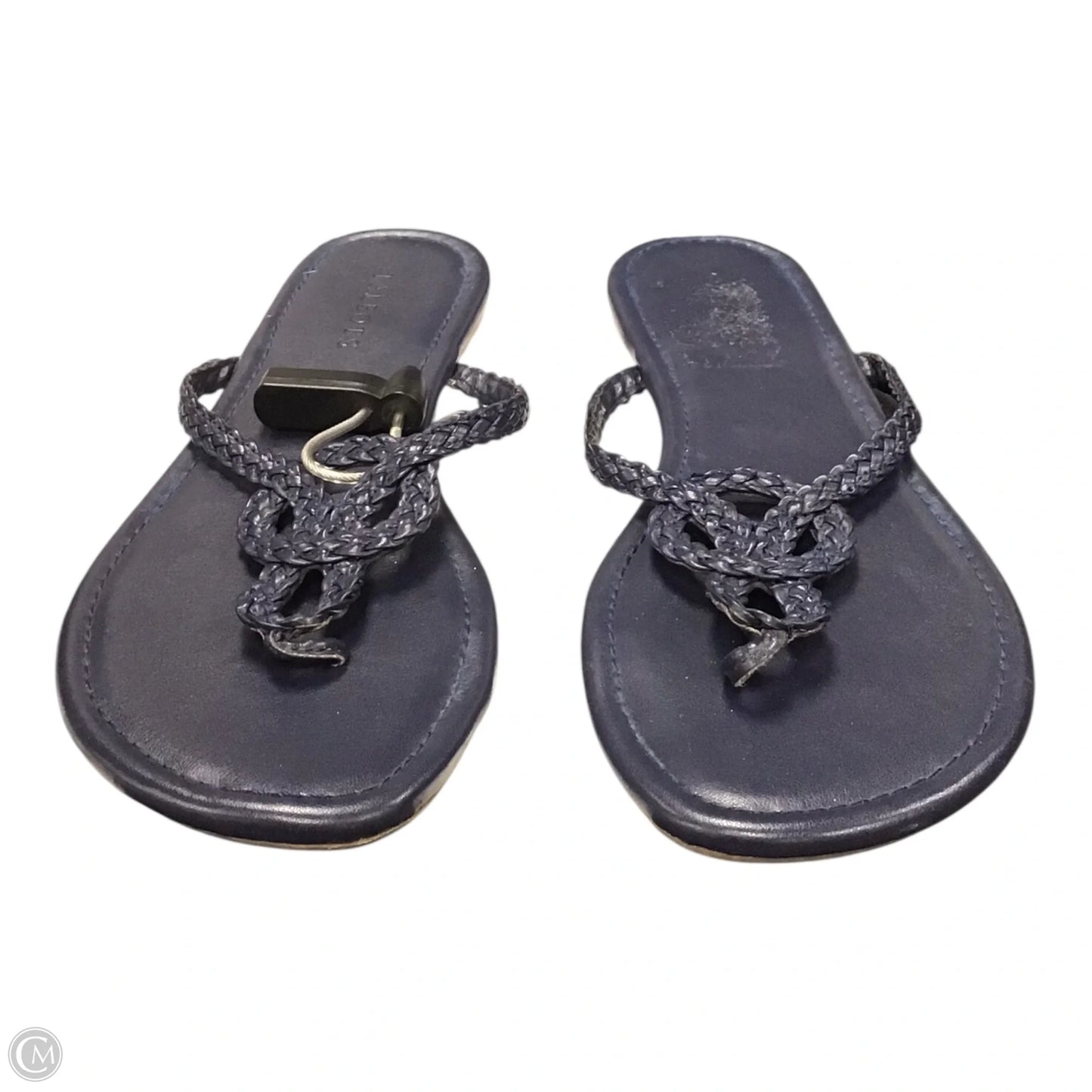 Sandals Flats By Talbots In Navy, Size: 10