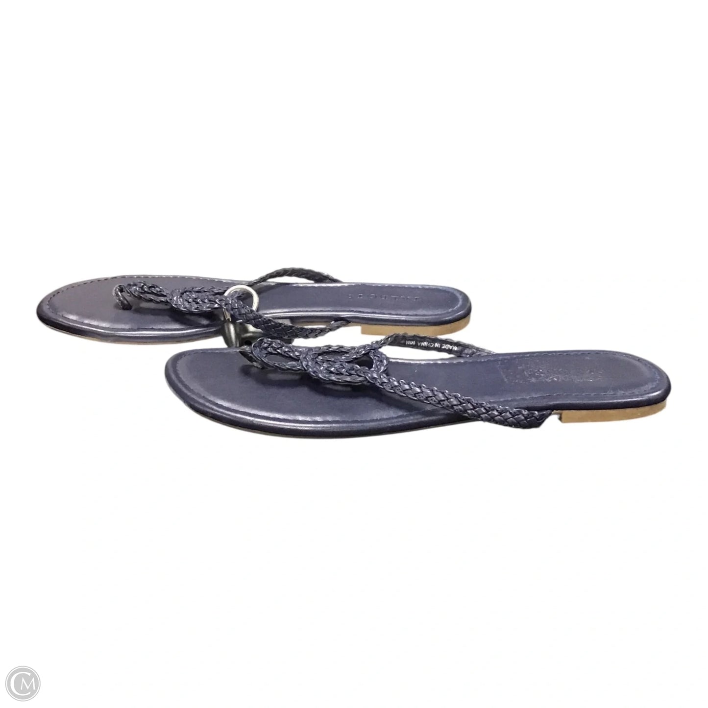 Sandals Flats By Talbots In Navy, Size: 10