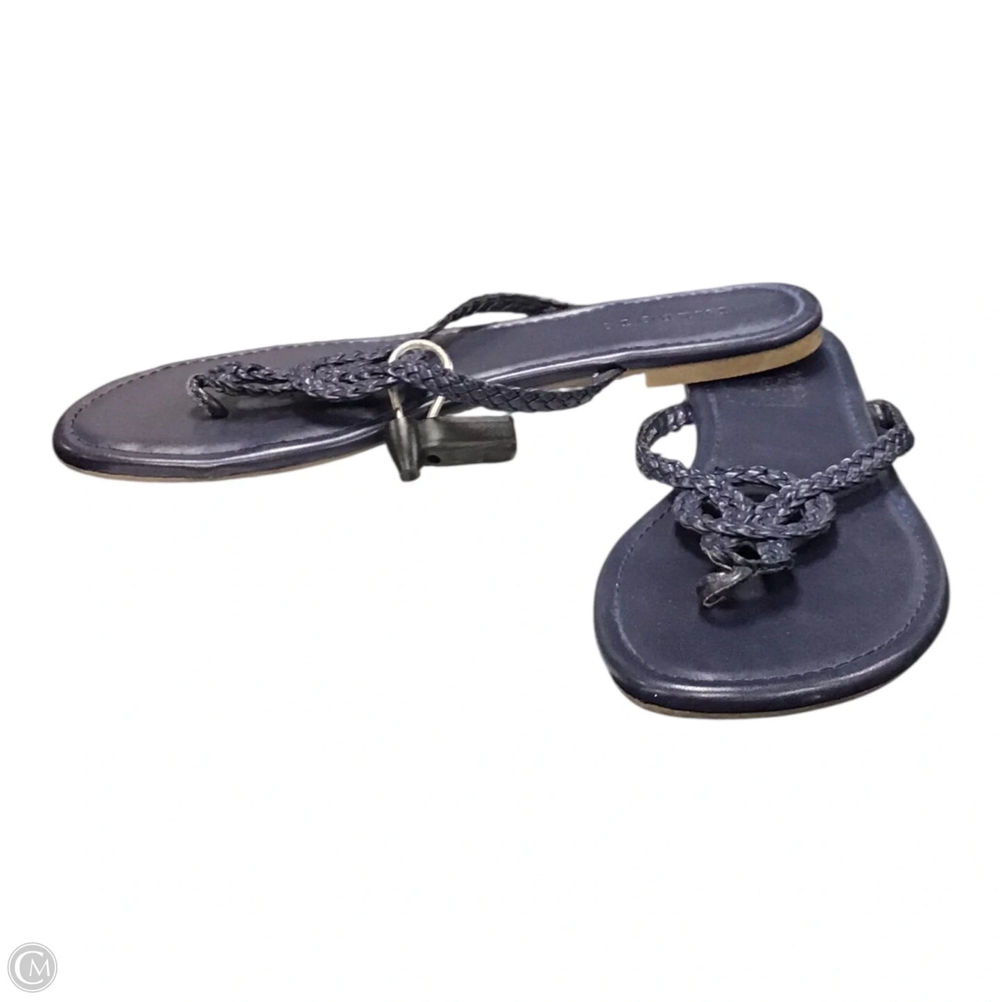 Sandals Flats By Talbots In Navy, Size: 10