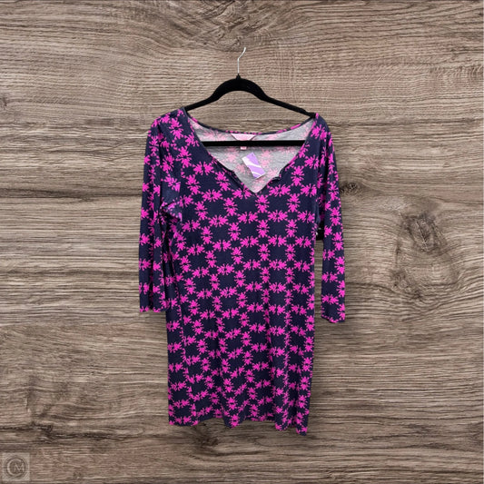 Dress Designer By Lilly Pulitzer In Blue & Pink, Size: L
