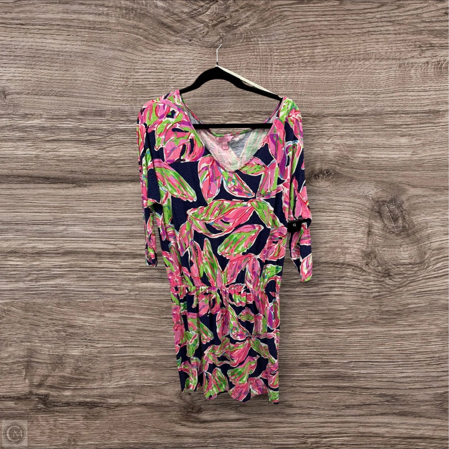 Dress Designer By Lilly Pulitzer In Blue & Pink, Size: L