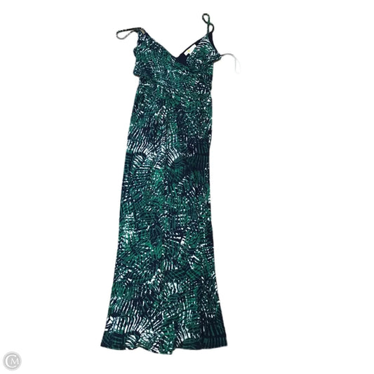 Dress Casual Midi By Boden In Blue & Green, Size: 2
