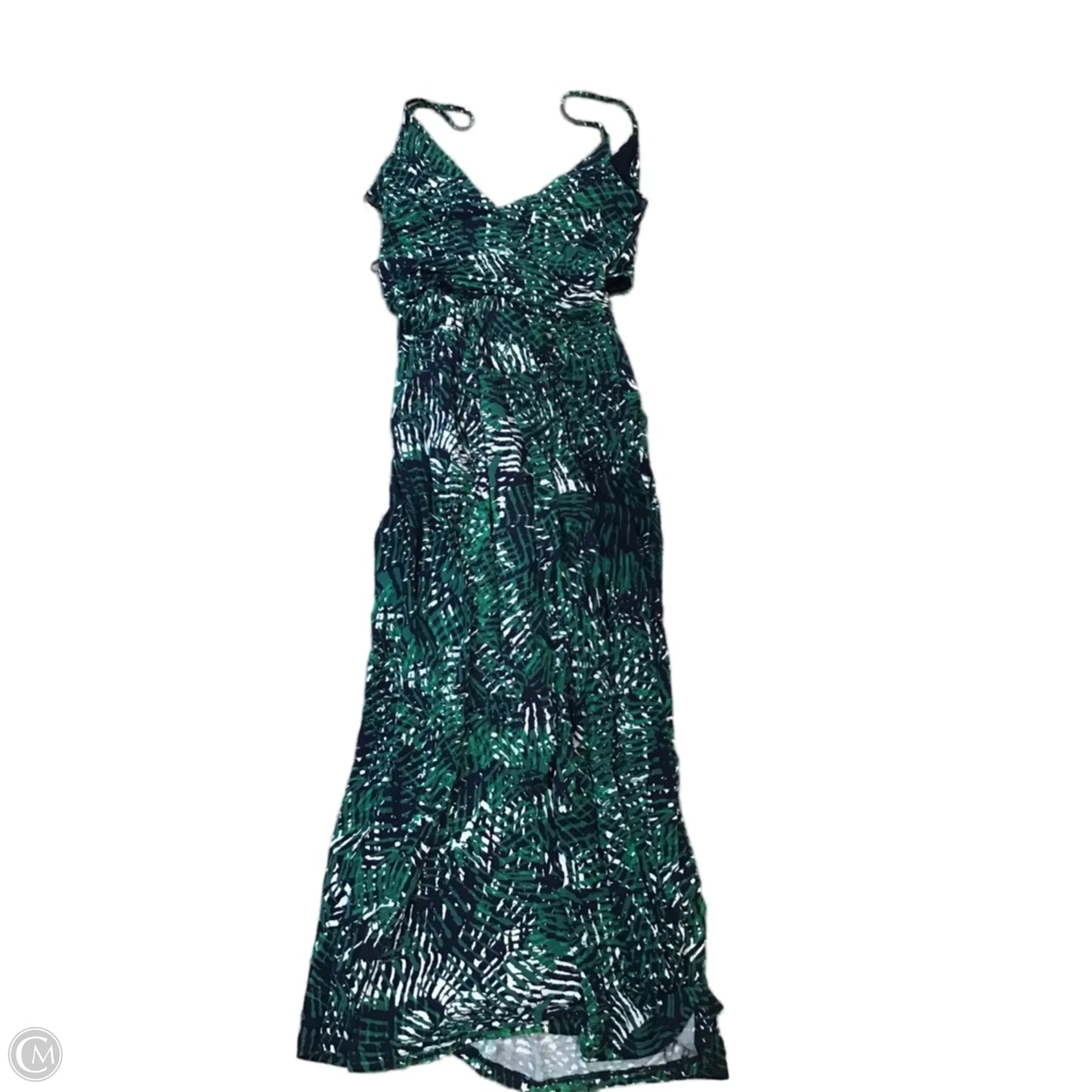 Dress Casual Midi By Boden In Blue & Green, Size: 2