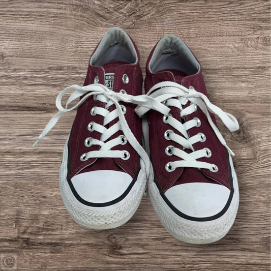 Shoes Sneakers By Converse In Maroon, Size: 7