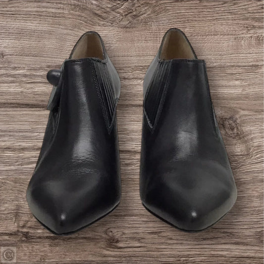 Boots Ankle Heels By Clothes Mentor In Black, Size: 8.5