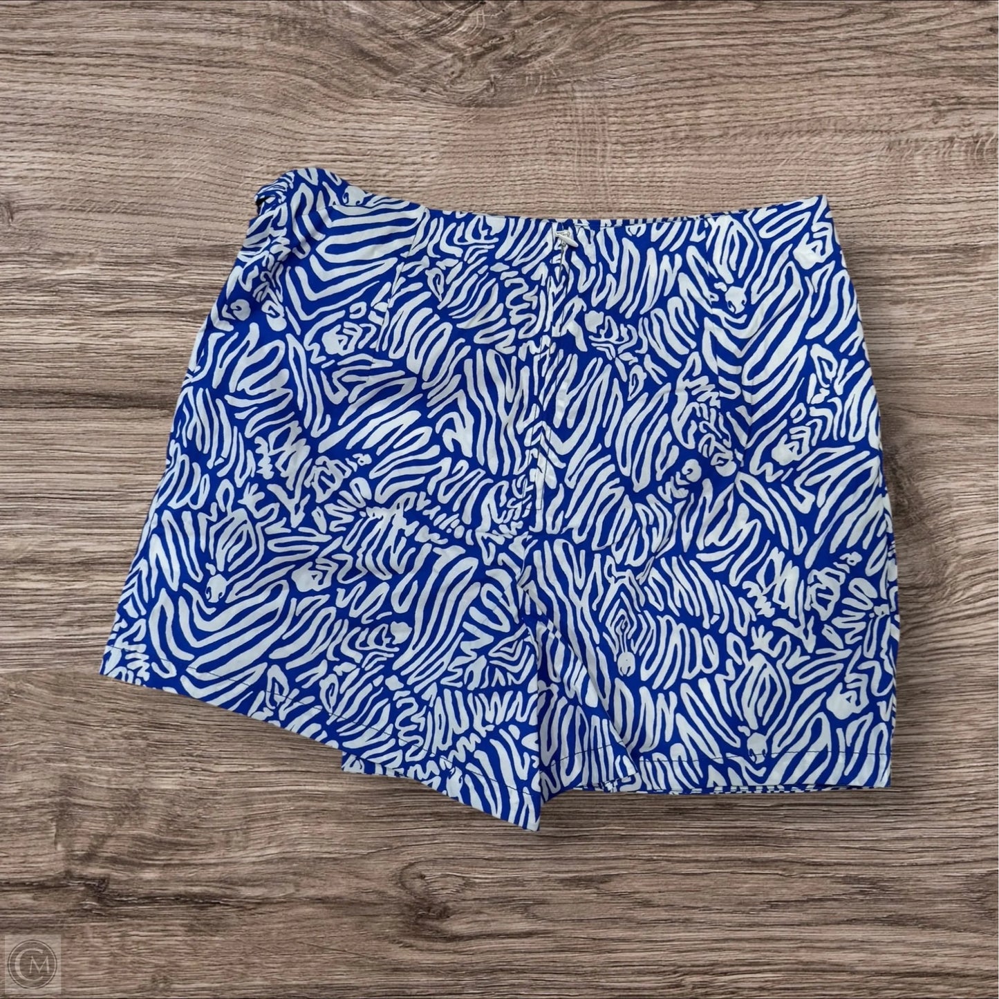 Skirt Designer By Lilly Pulitzer In Blue & White, Size: 6