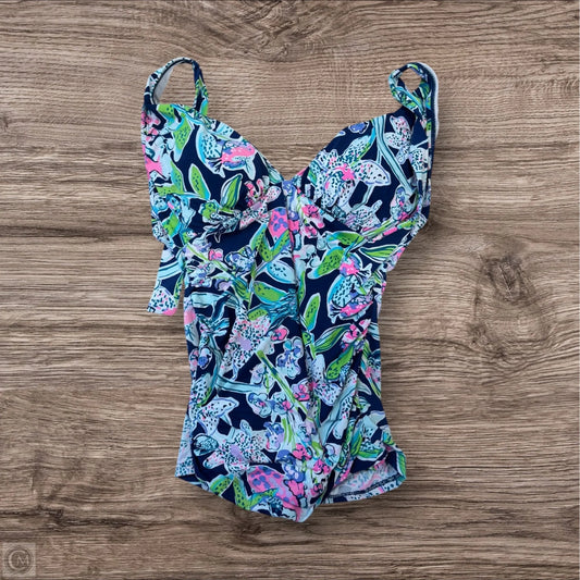 Swimsuit Designer By Lilly Pulitzer In Blue & Pink, Size: 4