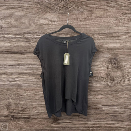 Top Short Sleeve Designer By All Saints In Black, Size: M