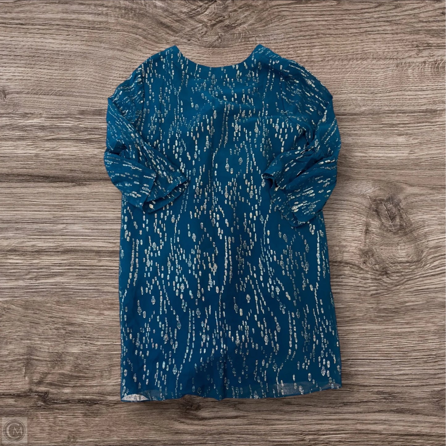Dress Designer By Lilly Pulitzer In Teal, Size: L