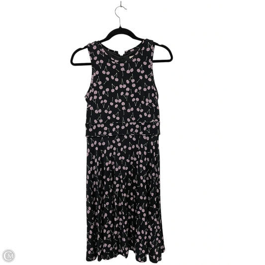 Dress Casual Short By Loft In Black & Purple, Size: 0