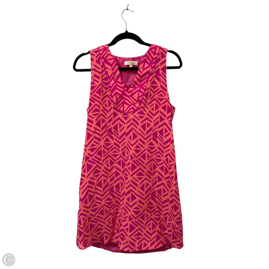 Dress Casual Short By Clothes Mentor In Orange & Pink, Size: S