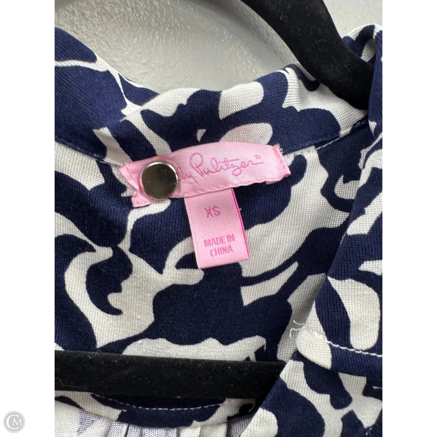 Dress Designer By Lilly Pulitzer In Blue & White, Size: Xs