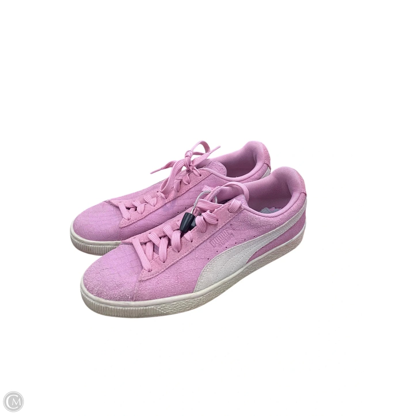 Shoes Sneakers By Puma In Pink & White, Size: 10
