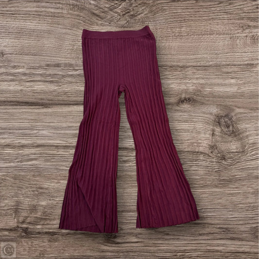 Pants Lounge By House Of Harlow In Maroon, Size: Xs