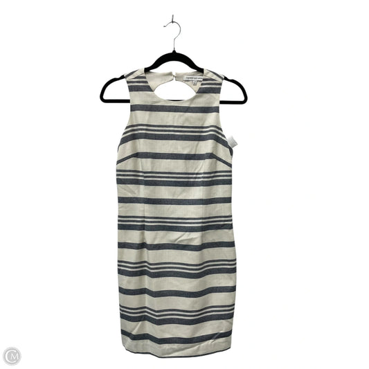 Dress Casual Short By Cupcakes And Cashmere In Blue & White, Size: 4