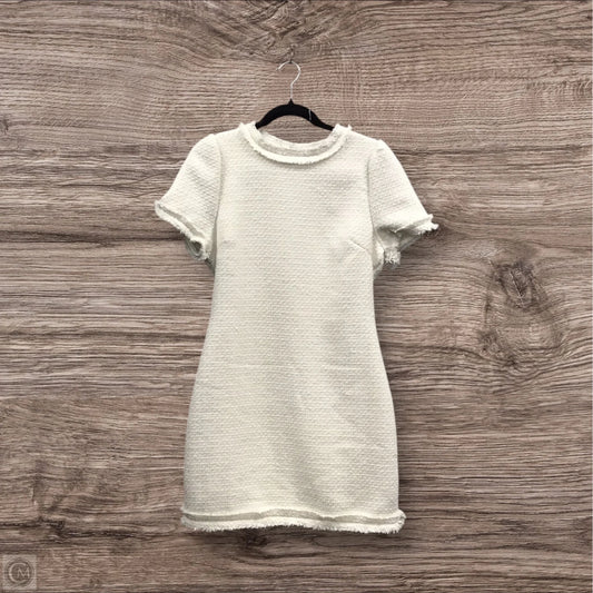 Dress Casual Short By Almost Pink In White, Size: S
