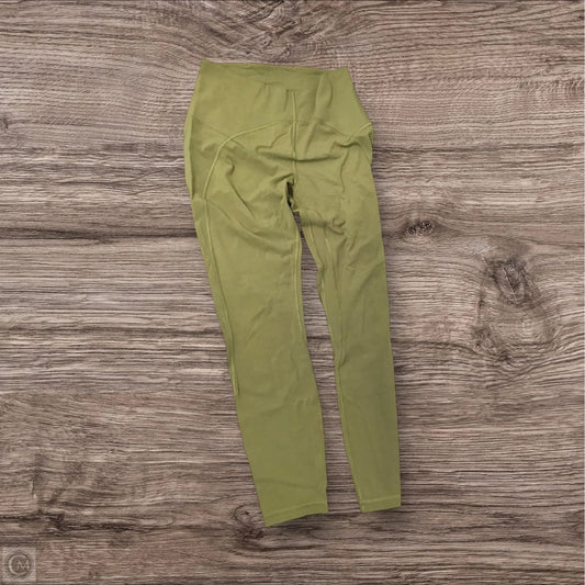 Athletic Leggings Capris By Lululemon In Green, Size: 8