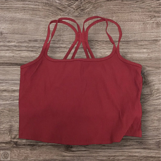 Athletic Bra By Clothes Mentor In Red, Size: L