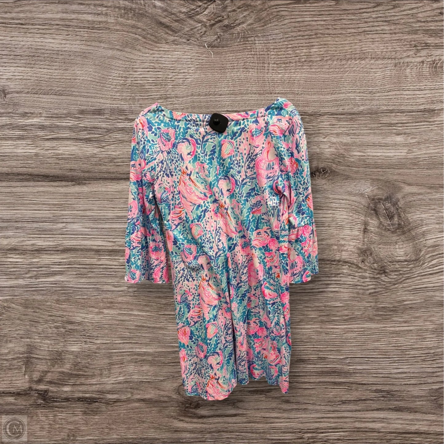 Dress Designer By Lilly Pulitzer In Pink & White, Size: 8