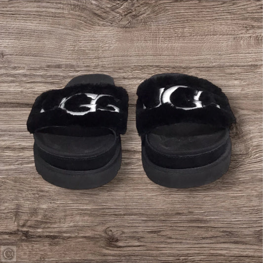 Sandals Designer By Ugg In Black, Size: 6.5