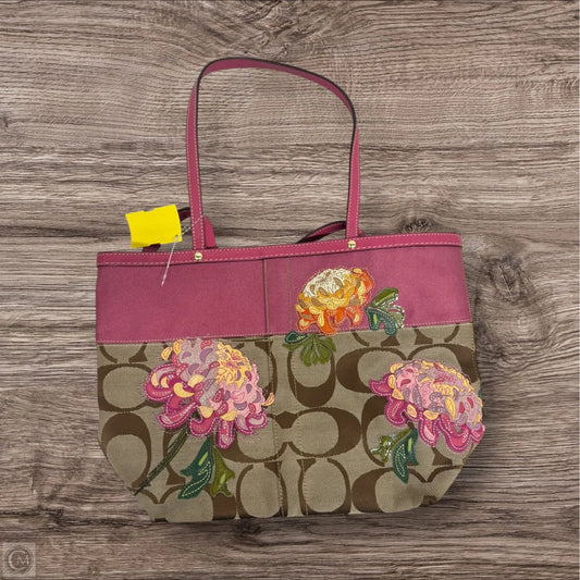 Tote Designer By Coach, Size: Medium