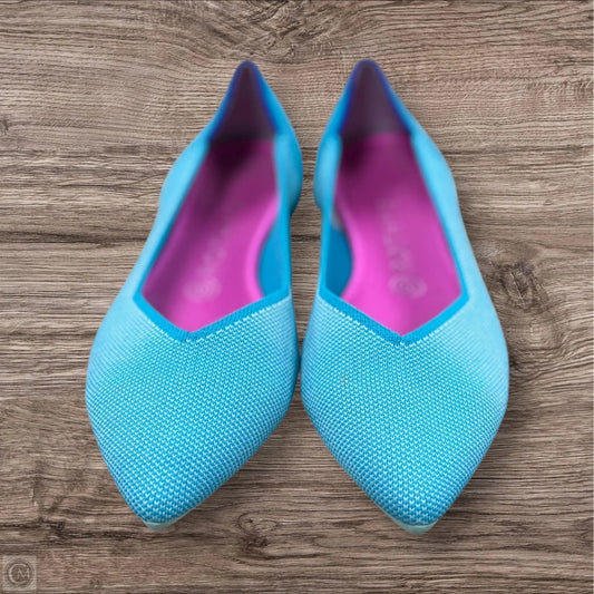 Shoes Flats By Rothys In Teal, Size: 9