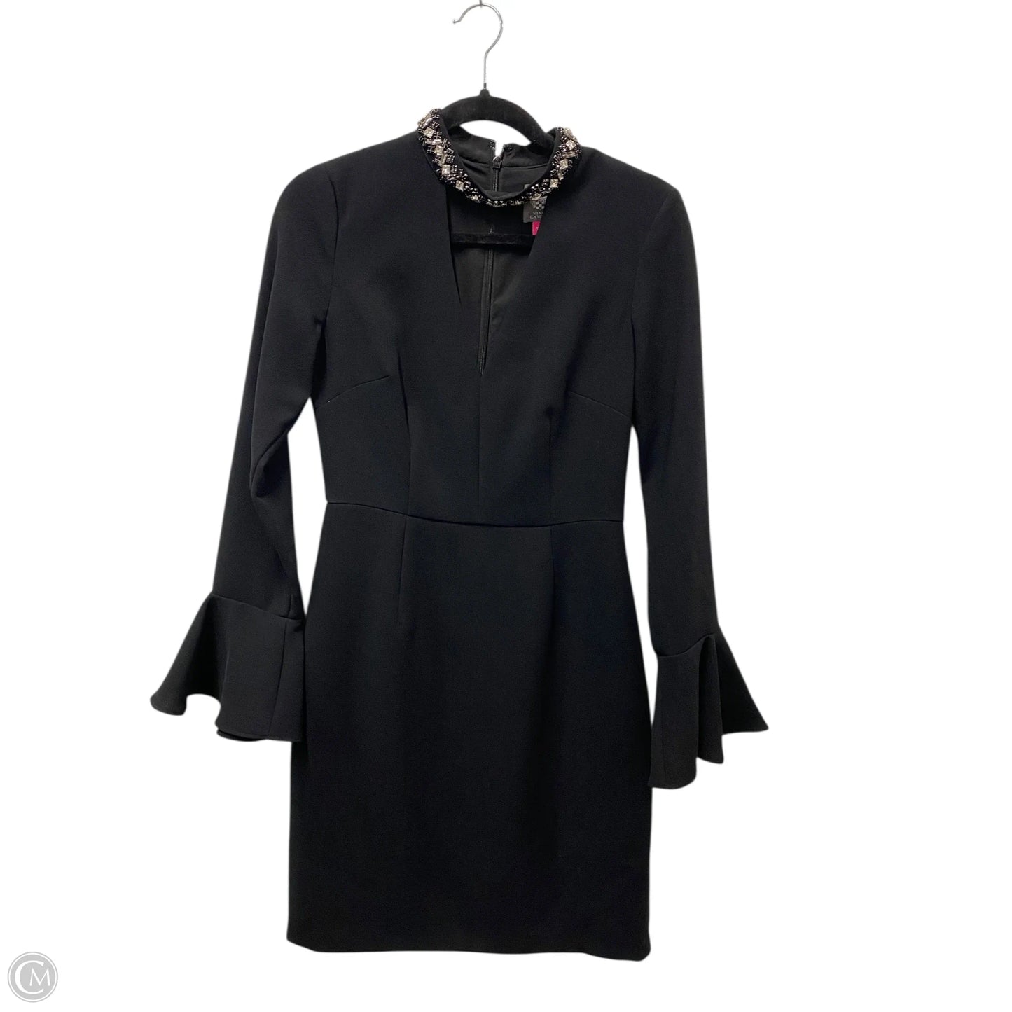 Dress Party Short By Vince Camuto In Black & Silver, Size: 4