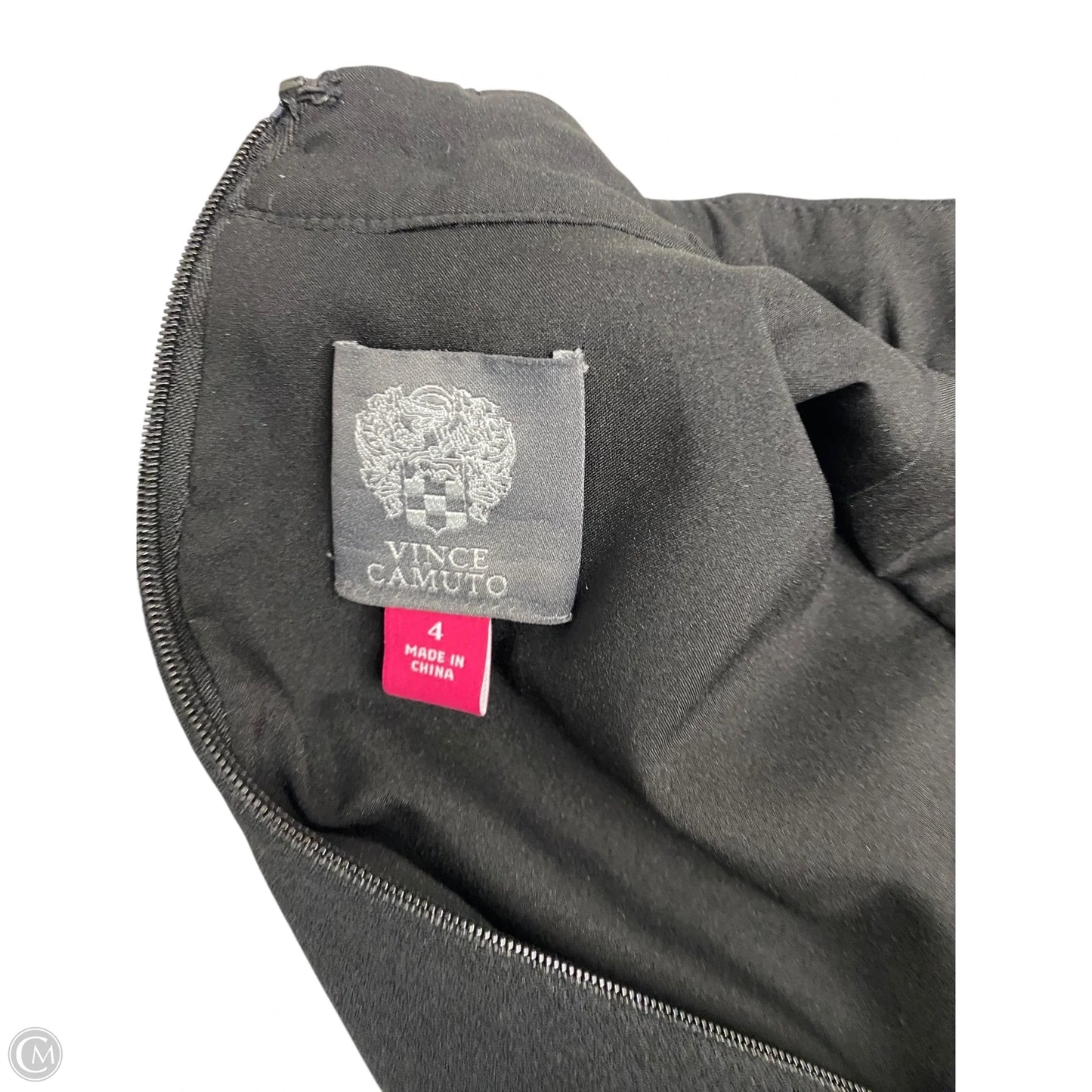 Dress Party Short By Vince Camuto In Black & Silver, Size: 4