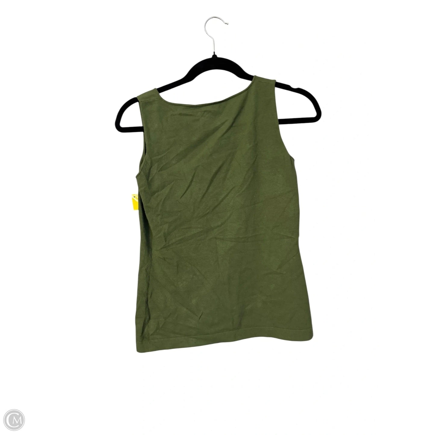 Top Sleeveless Designer By Lafayette 148 In Green, Size: S