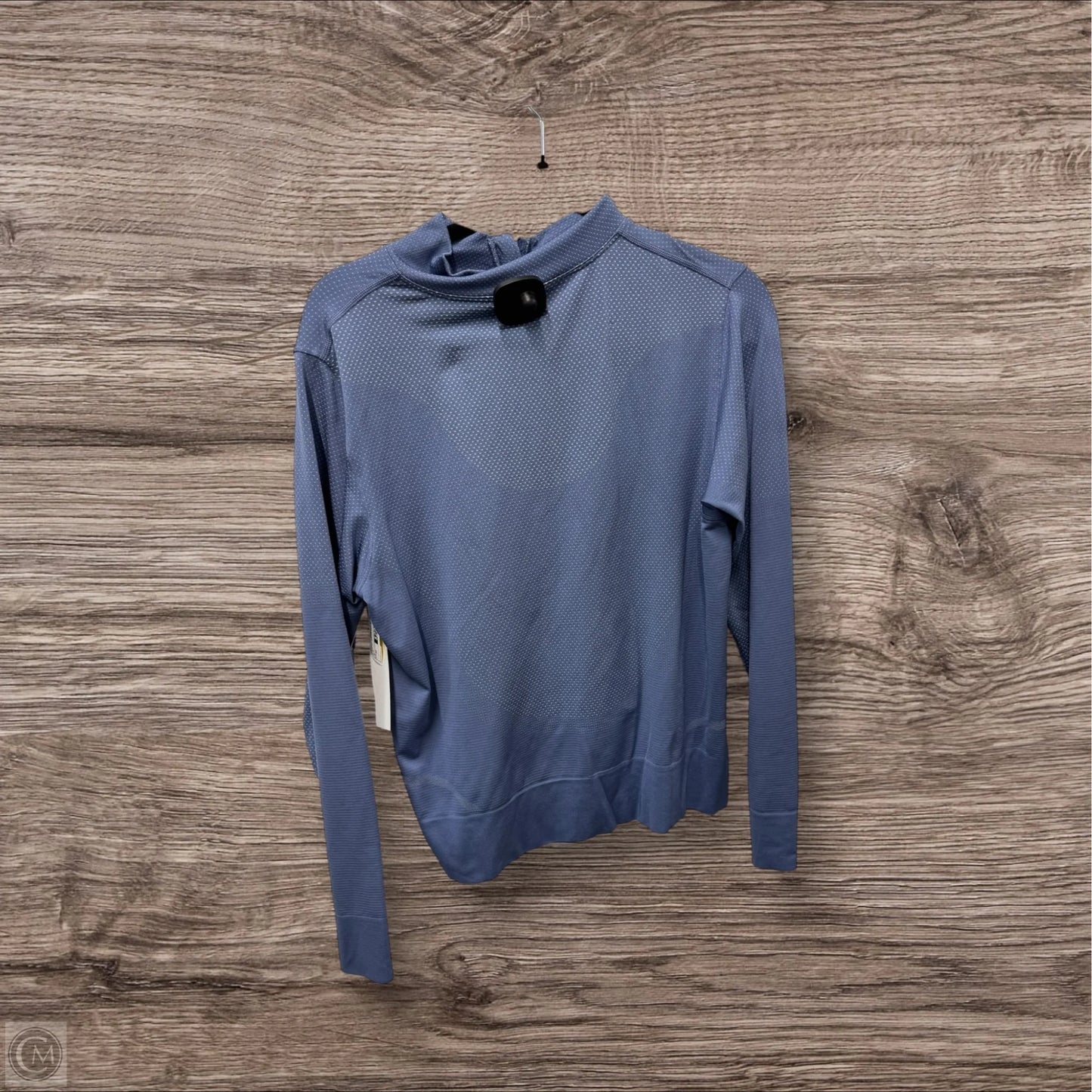 Athletic Top Long Sleeve Collar By Lululemon In Blue, Size: 10