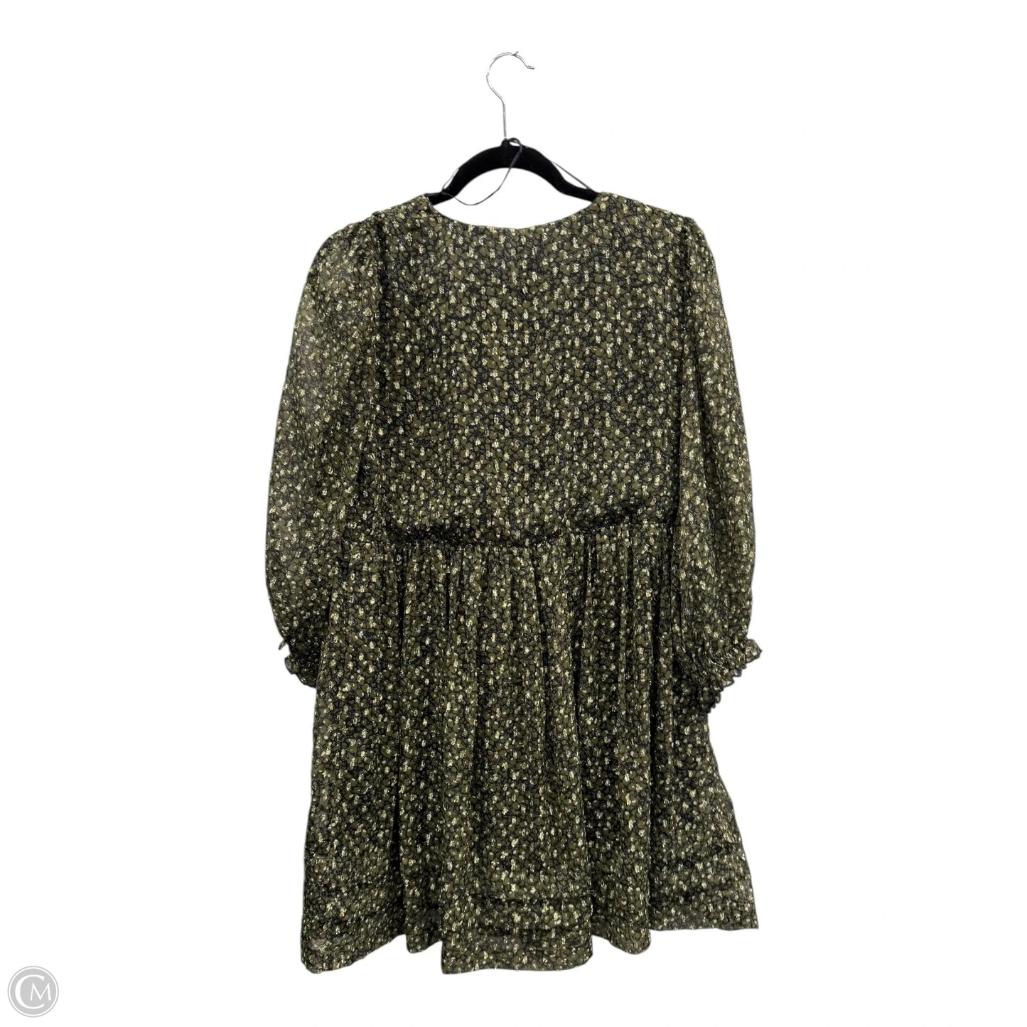 Dress Casual Short By Urban Outfitters In Gold & Green, Size: S