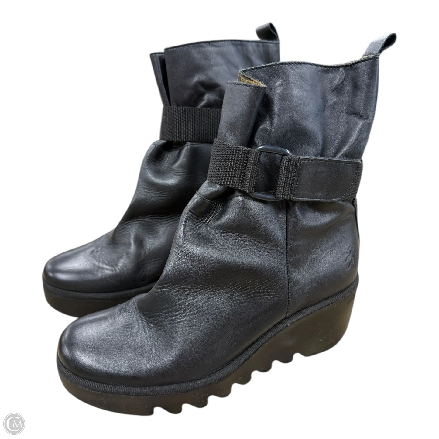 Boots Ankle Heels By Fly London In Black, Size: 7.5