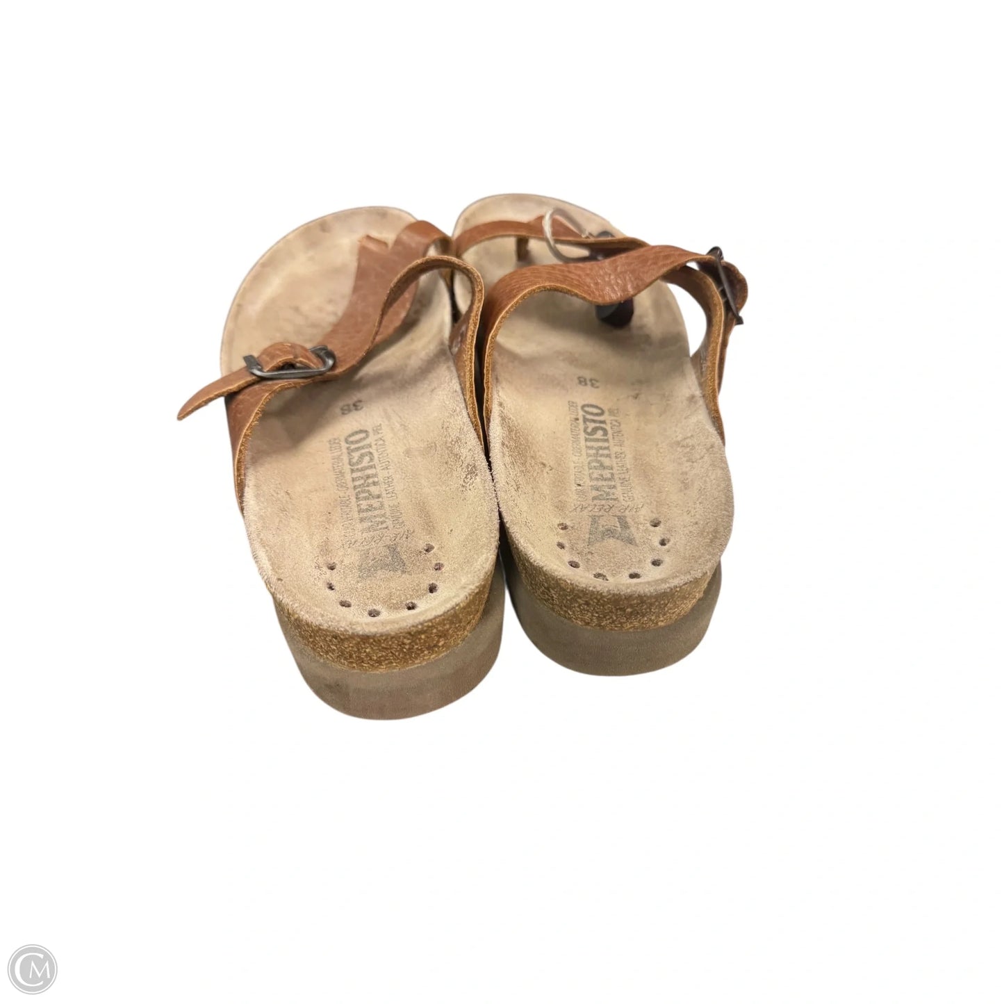 Sandals Flats By Mephisto In Brown, Size: 7.5