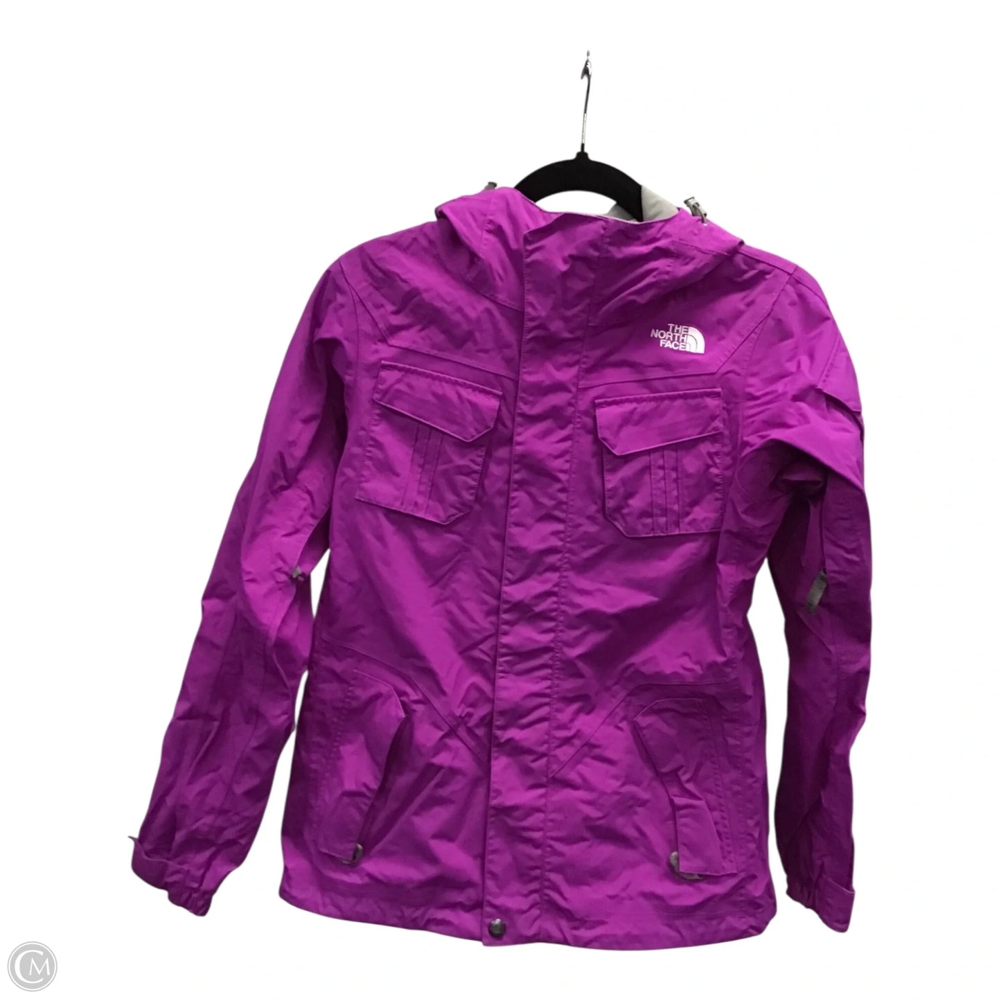 Coat Raincoat By The North Face In Purple, Size: S