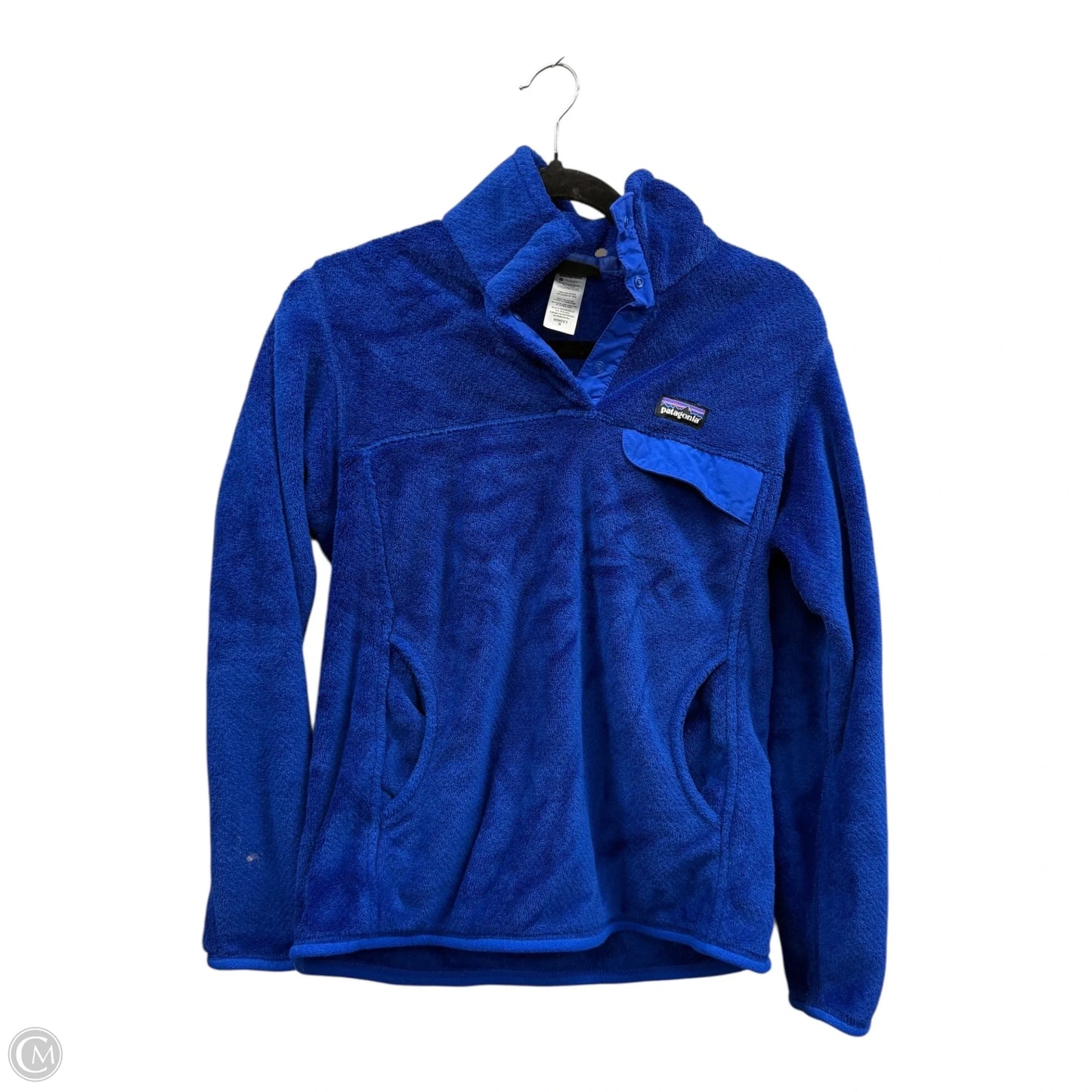 Athletic Jacket By Patagonia In Blue, Size: M