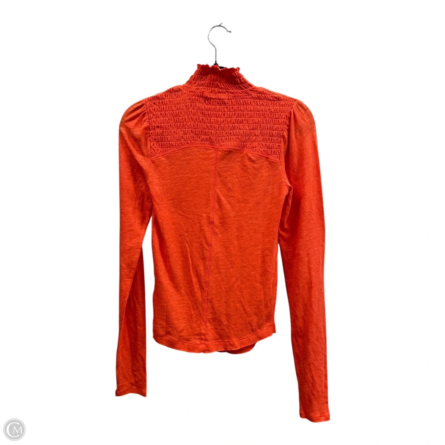 Top Long Sleeve By Free People In Orange, Size: S
