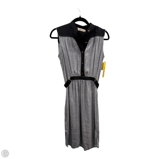 Dress Designer By Tory Burch In Black & Blue, Size: 0