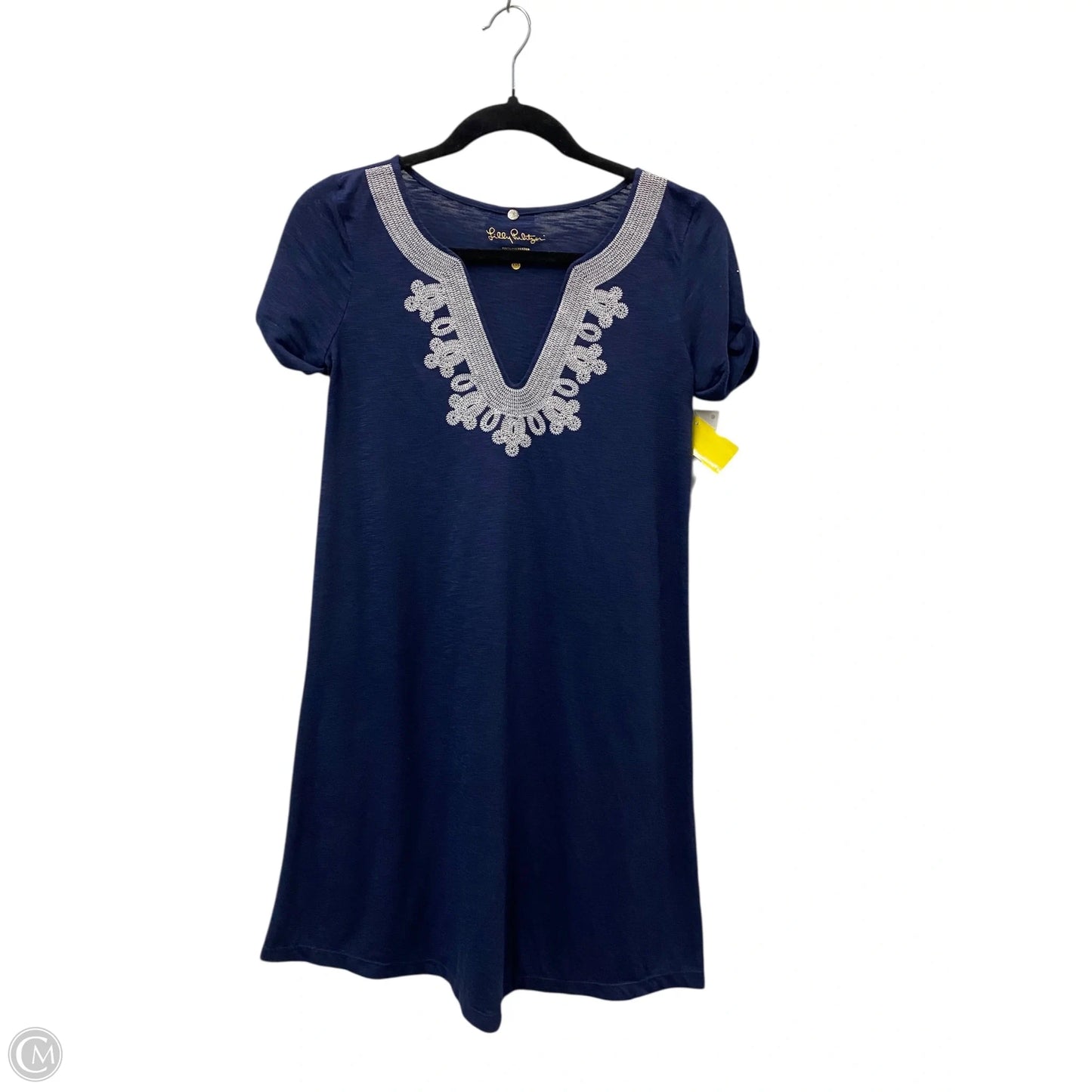 Dress Designer By Lilly Pulitzer In Blue & White, Size: Xxs