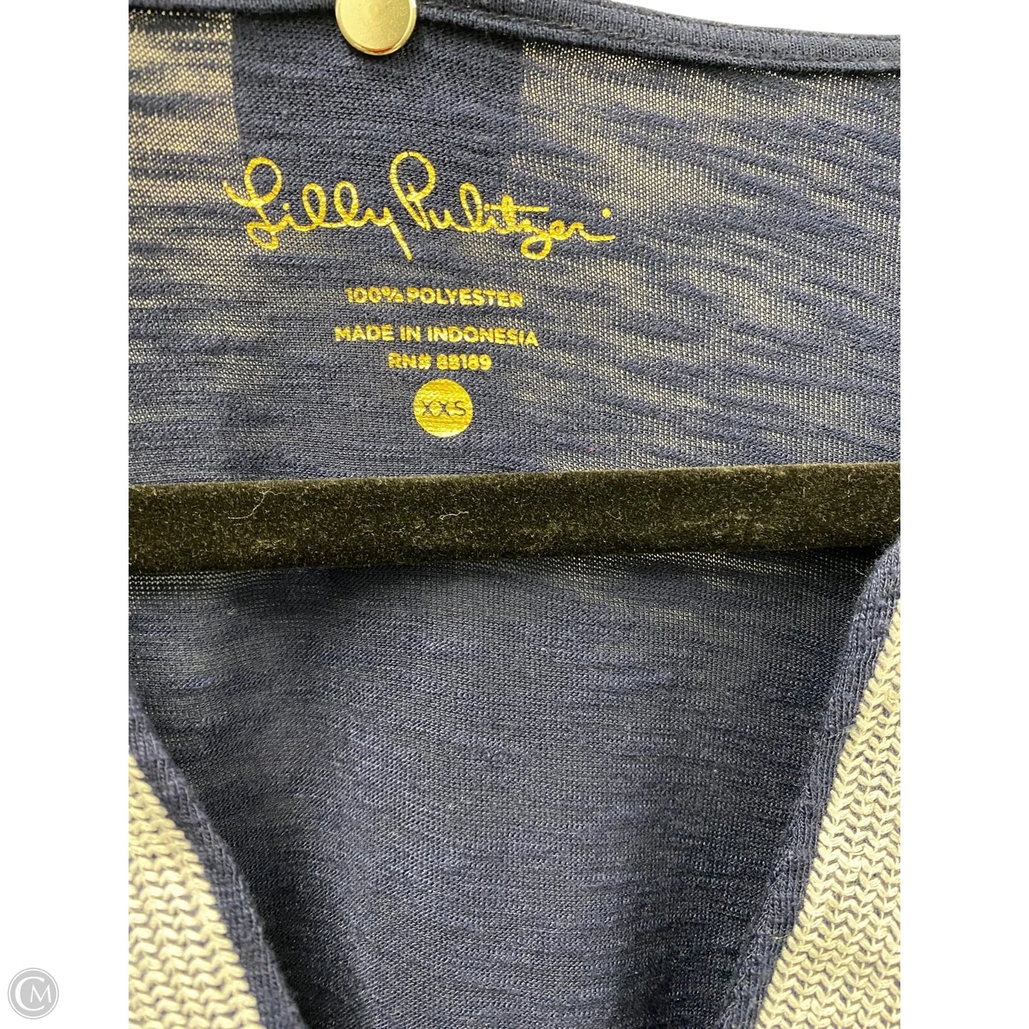 Dress Designer By Lilly Pulitzer In Blue & White, Size: Xxs