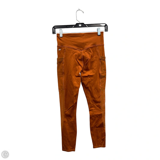 Athletic Leggings By Fabletics In Copper, Size: Xs