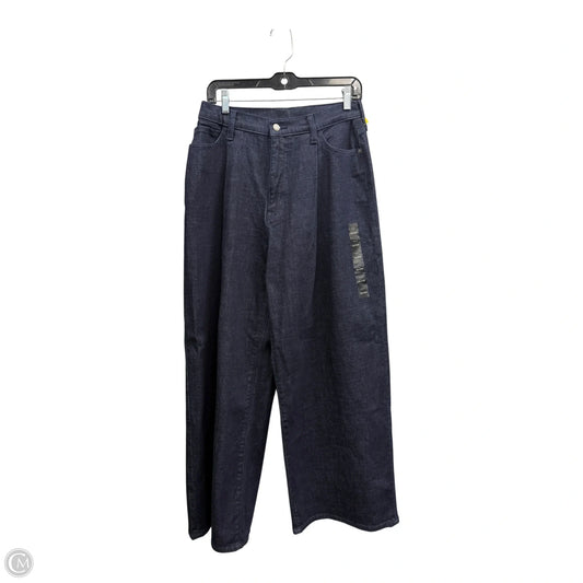 Jeans Wide Leg By Banana Republic In Blue Denim, Size: 10