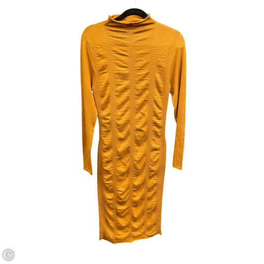 Dress Sweater By Clothes Mentor In Gold, Size: Xl