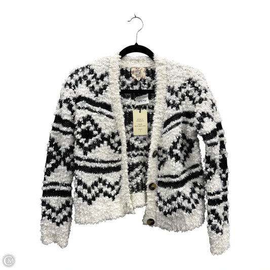 Sweater By Hippie Rose In Black & White, Size: S