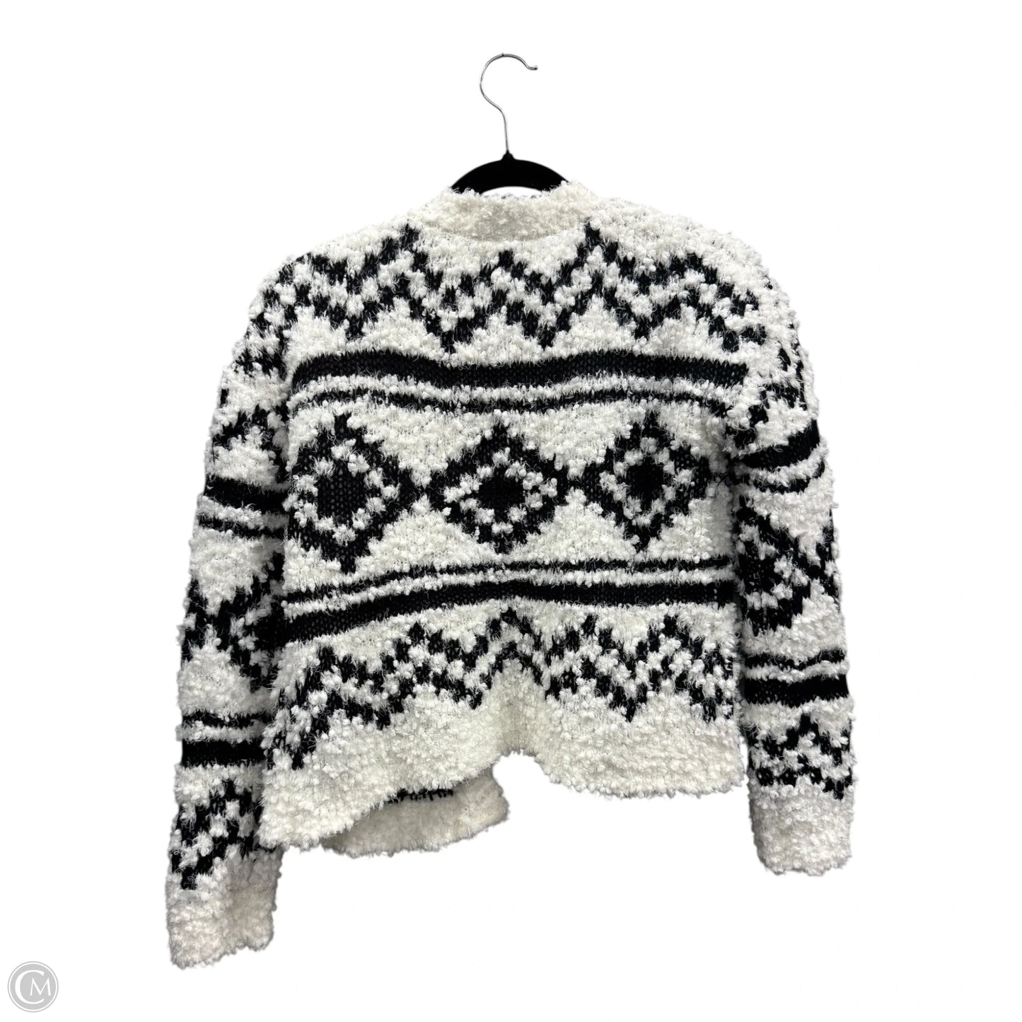 Sweater By Hippie Rose In Black & White, Size: S