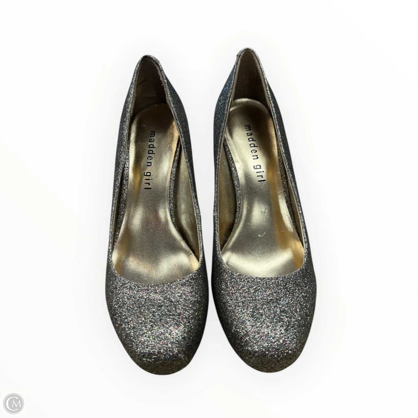 Shoes Heels Stiletto By Madden Girl In Gold, Size: 6