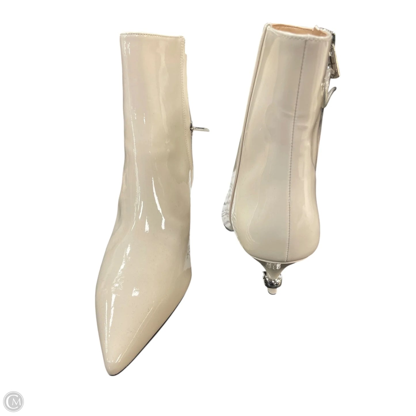 Boots Designer By Coach In Cream, Size: 9.5