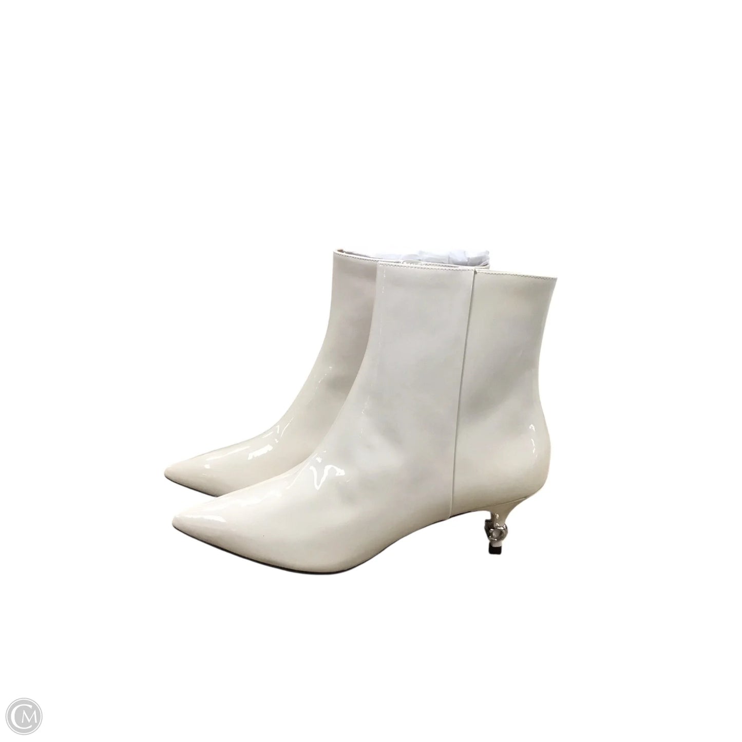 Boots Designer By Coach In Cream, Size: 9.5