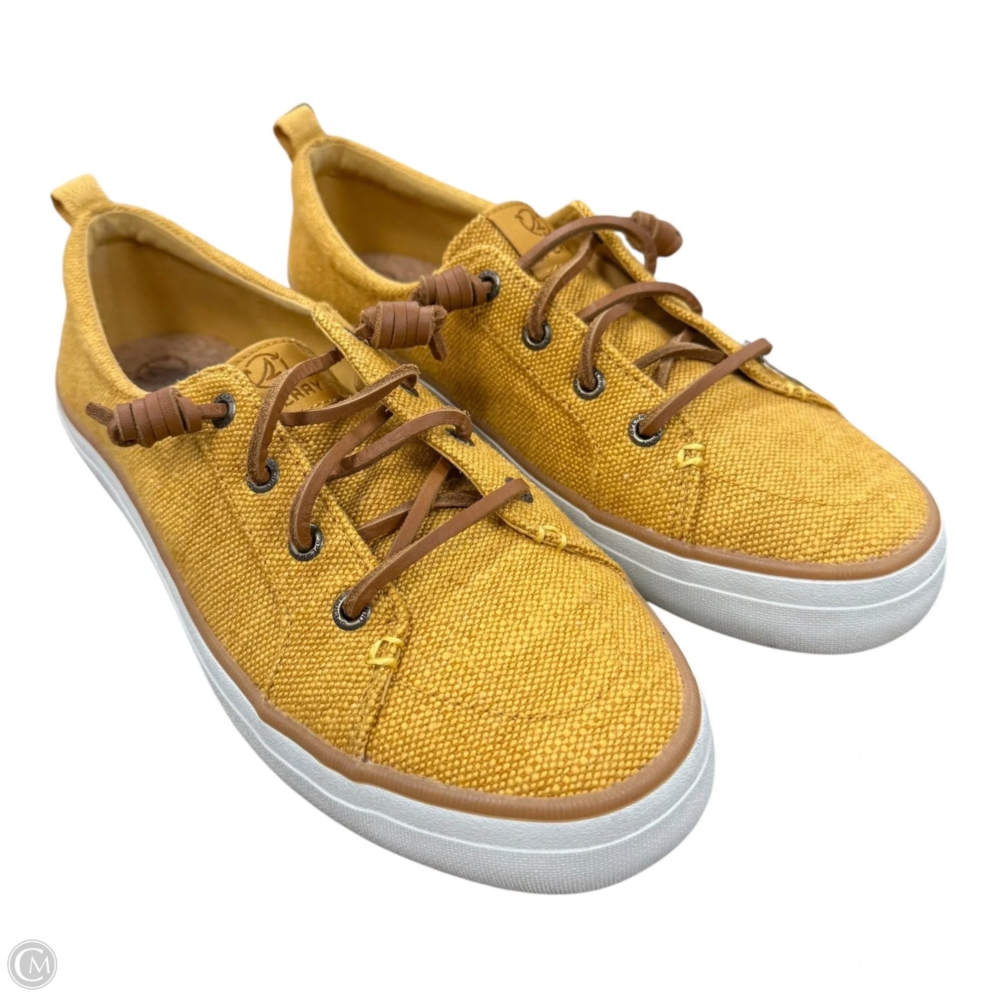 Shoes Sneakers By Sperry In Gold, Size: 8