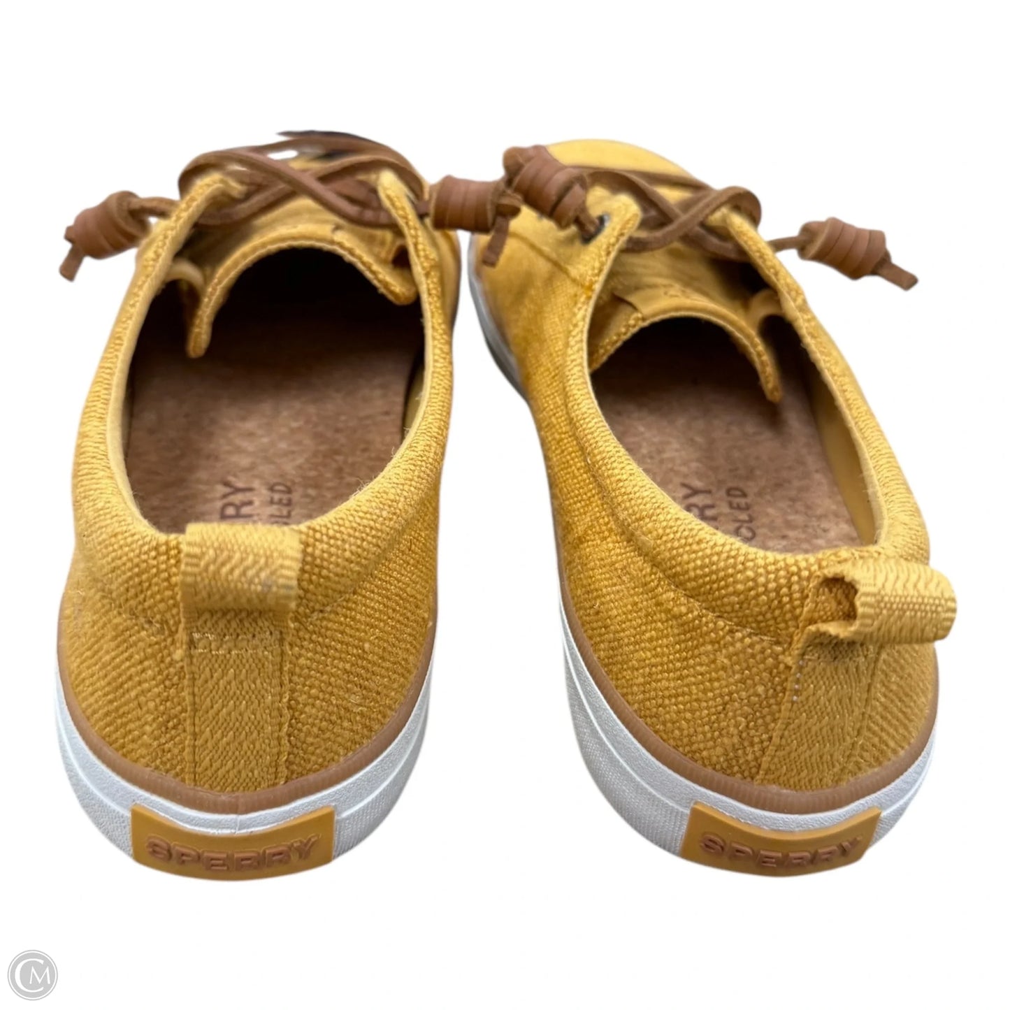 Shoes Sneakers By Sperry In Gold, Size: 8